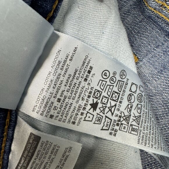 Levis Flex 514 Straight Performance Stretch Mens Blue Medium Wash Denim Jeans - Picture 7 of 7